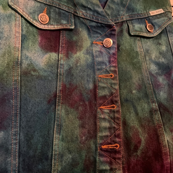 Vintage Bill Blass Tye Dye Vest - Picture 2 of 4